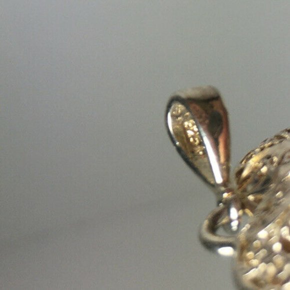 Sterling Silver Ornate Heart Necklace Twist Chain - Picture 12 of 12